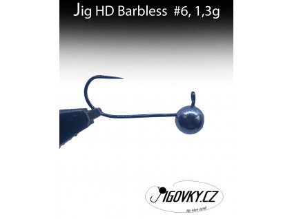 Jigová hlavička HD BARBLESS vel.6 1,3g 5ks