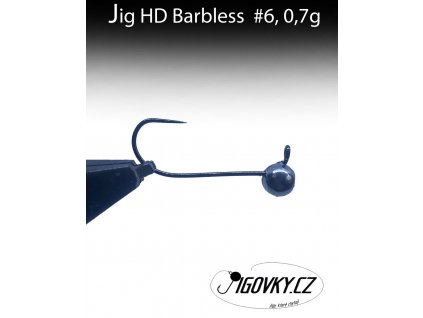 Jigová hlavička HD BARBLESS vel.6 0,7g 5ks