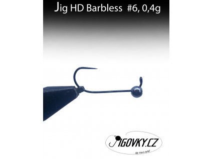 Jigová hlavička HD BARBLESS vel.6 0,4g 5ks