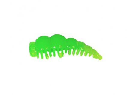 Gumová nástraha Larva XL #102 Chartreuse (Sýr) 4cm 8ks