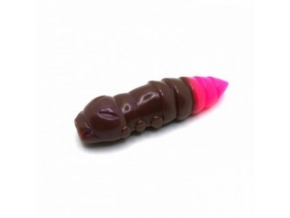 Gumová nástraha Pupa 1,5" - Earthworm/Hot Pink 3,8cm 8ks