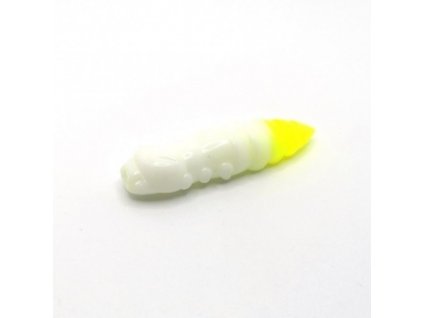 Gumová nástraha Pupa 1,2" - White/Hot Chartreuse 3,2cm 10ks