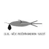 libra lures turbo worm jig rig hacik s predlzenym ramienkom klasicky