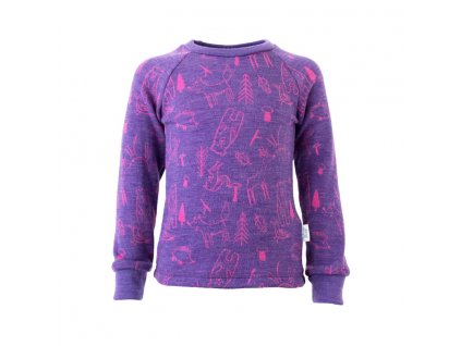 activekids tricko fialove zviertka