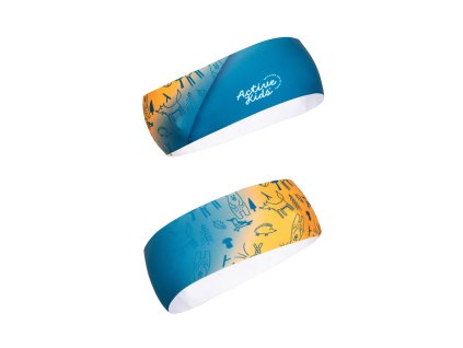 ActiveKids jednovrstvová čelenka 7cm Lesné zvieratká