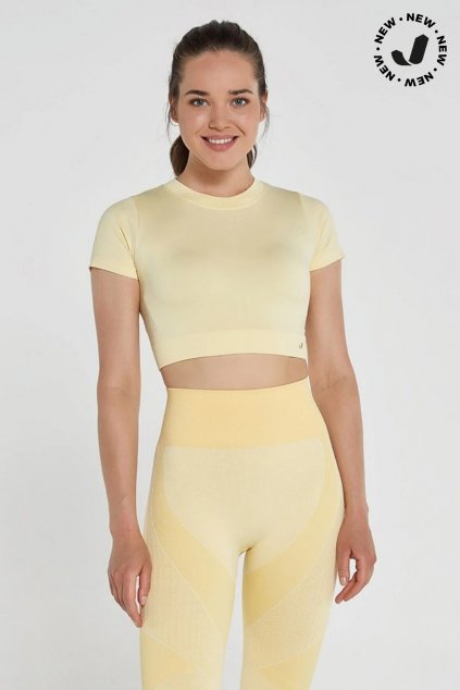 jerf captiva yumusak dokulu esnek crop top sari 1571171 2000x2000