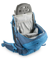 Zádovou desku je možné zaměnit za SAS-TEC SCA 500, certifikovaný chránič zas, a z batohu tak vytvořit nekompromisní freeridovou zbraň.