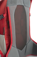 Velmi pohodlný, odvětraný zádový systém AVBS kombinující pevnou síťovinu s 3D mesh panely, umožňující maximální odvětrání zad při zachování optimálního rozložení nákladu. Předpětí zádového systému drátěným rámem.