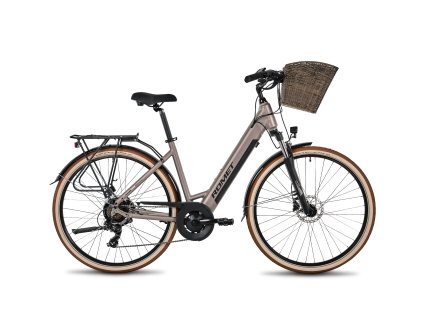 elektricky bicykel romet wave an 1 0 504wh kosz sampanska 28 l 19