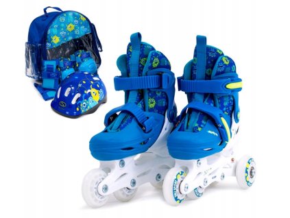 korcule kolieskove sada combo monster led 2v1