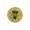 emblem badminton 25mm