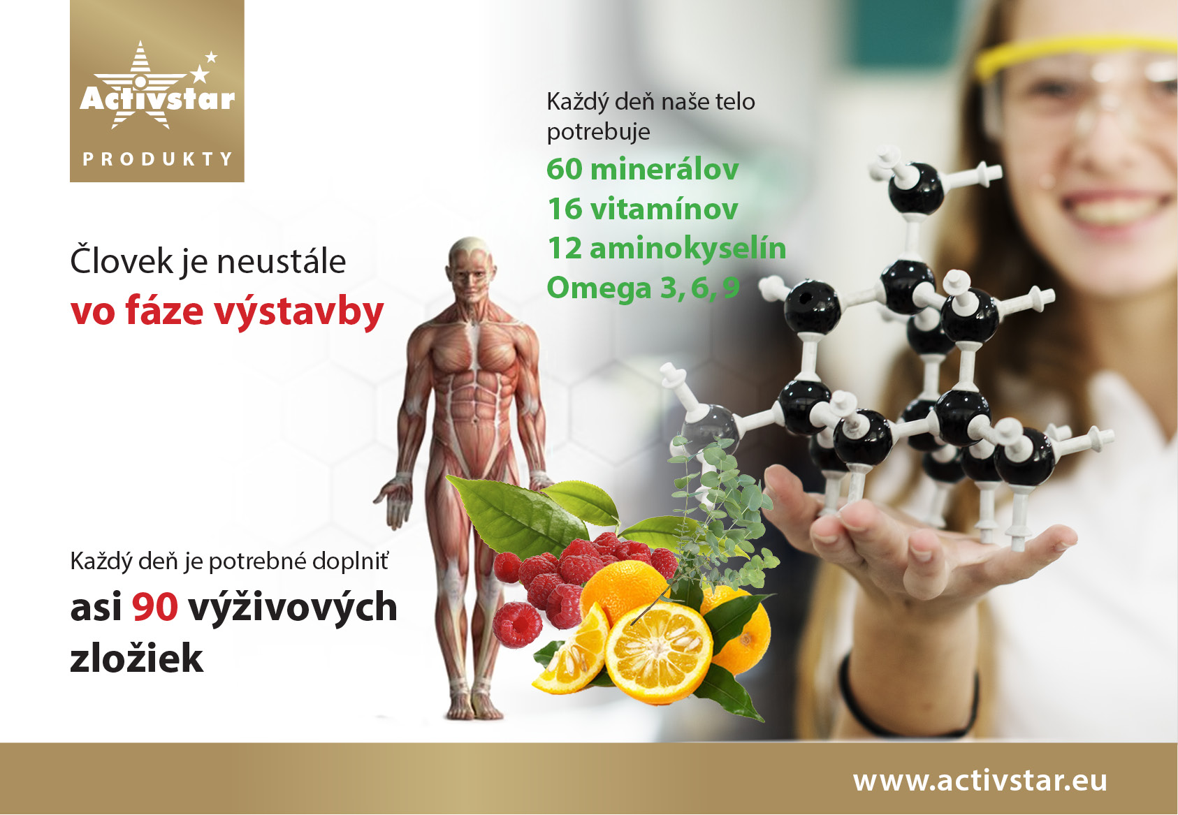Minerály a Vytamíny