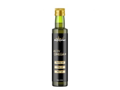 Activ Omega + Vegan 250 ml - je směs olejů s bezkonkurenční hladinou omega-3 v rostlinném světě