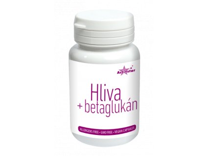 Hliva + Betaglukan Vegan 60 kapslí - Beta glucan je složený cukr (polysacharid). Jeho jediným stavebním prvkem je glukóza
