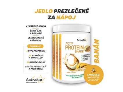 Activ Proteinový koktejl banán 480 g