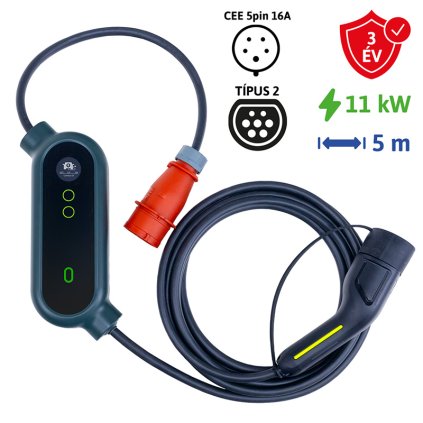 SECTRON START 2 hordozható elektromos autós töltő 16A