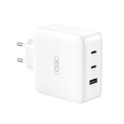 charger xo ce14 pd qc 30 100w 1x usb 2x usb c white