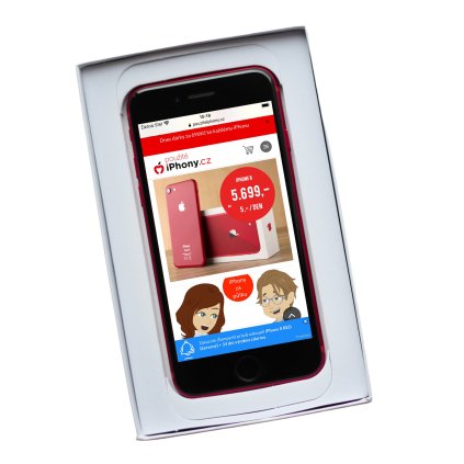 Krabička pro Apple iPhone STANDARD bílá + jehla na SIM kartu