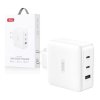 charger xo ce14 pd qc 30 100w 1x usb 2x usb c white 2