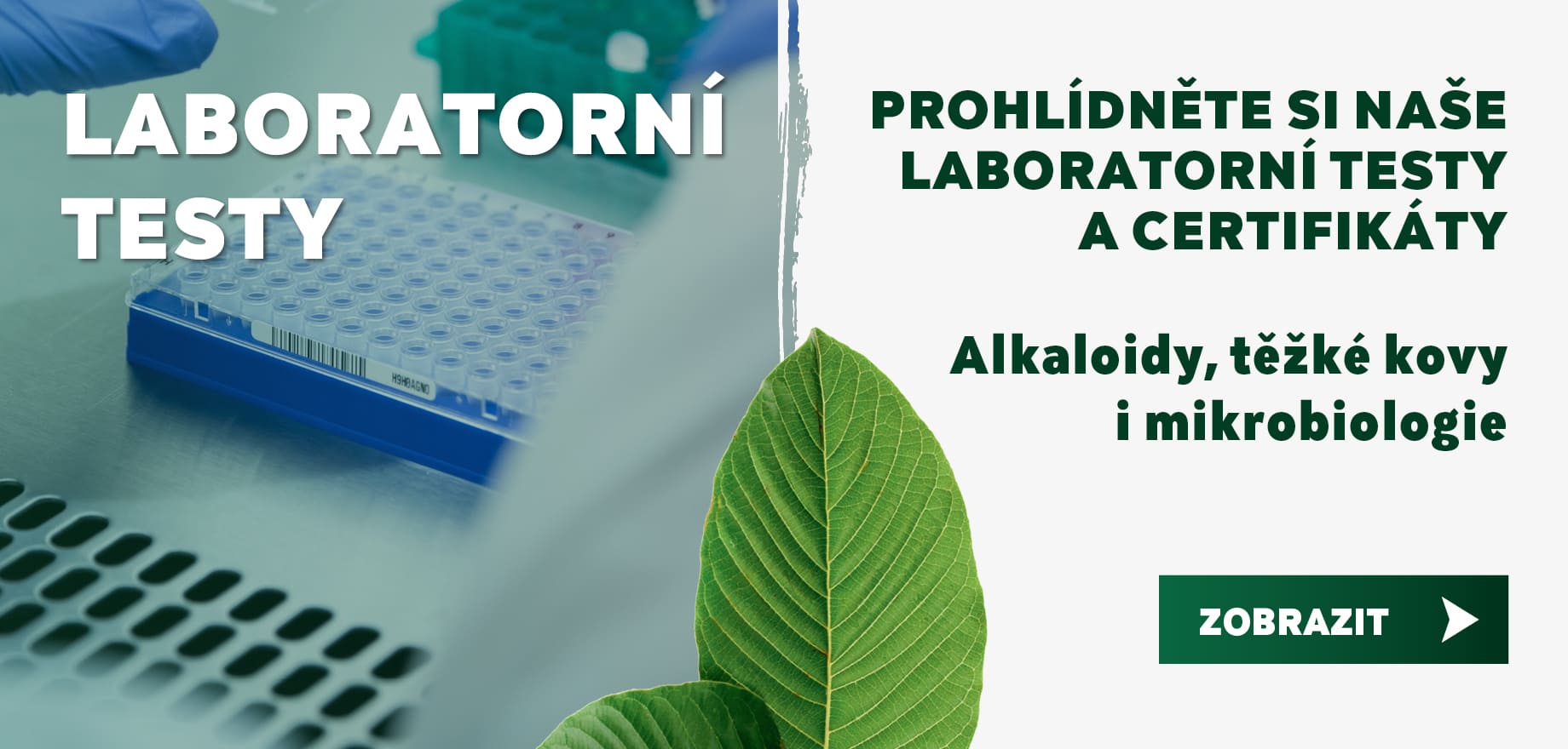 Laboratorní testy kratomu a certifikáty