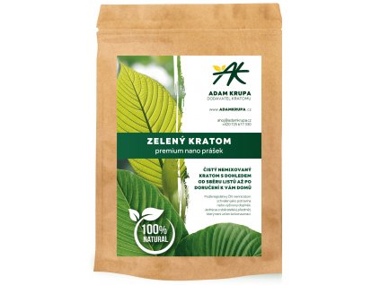 Zeleny kratom premium nano prasek