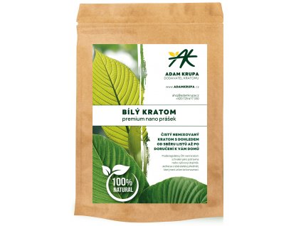 Bily kratom premium nano prasek