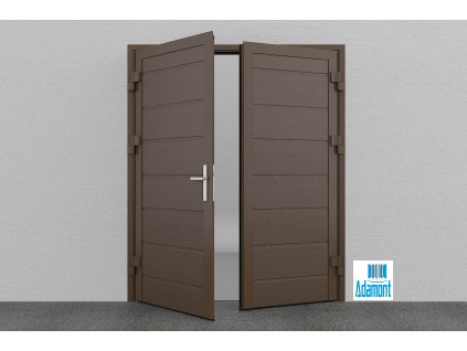 Dvoukřídlé dveře M line 8014 wood grain (1)