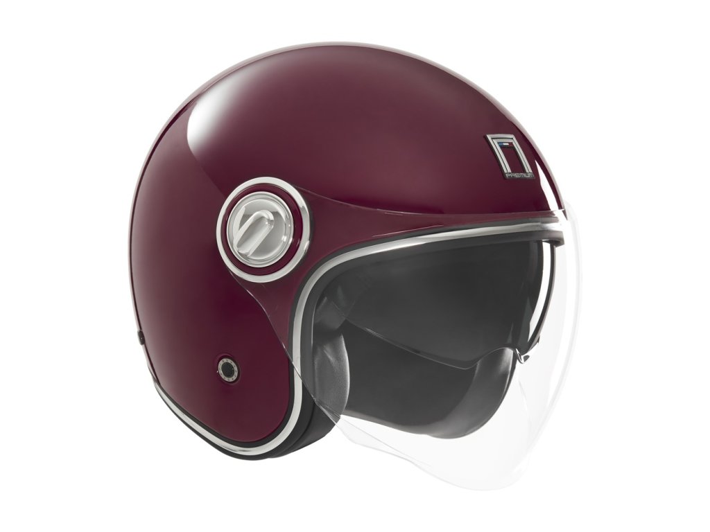 přilba HERITAGE  NOX PREMIUM bordó 2025 (Veľkosť XS)