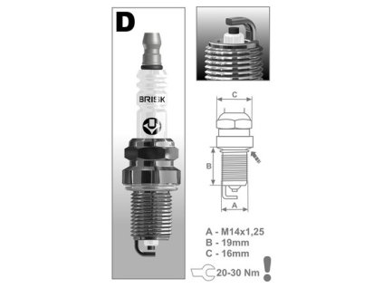 zapaľovacia sviečka DR15YC Super series, BRISK - Česká republika
