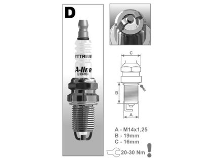 zapaľovacia sviečka A-line 23 series A-line (DR17LDCY), BRISK - Česká republika