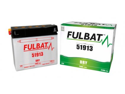 batéria 12V, 51913, 19Ah, 210A, konvenčná 186x81x170, FULBAT (vrátane elektrolytu)