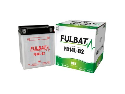 batéria 12V, YB14L-B2, 14,7Ah, 165A, konvenčná 134x89x166 FULBAT (vrátane elektrolytu)