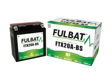 batéria 12V, YTX20A-BS, 18Ah, 230A, bezúdržbová MF AGM 150x87x161 FULBAT (vrátane balenia elektrolytu)