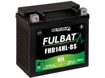 batéria 12V YTX14L-BS GEL 14Ah 220A bezúdržbová GEL technológia FULBAT 150x87x145 aktivovaná z výroby