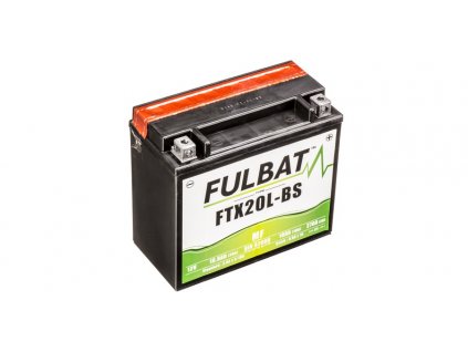 batéria 12V, YTX20L-BS, 18Ah, 270A, bezúdržbová MF AGM 175x87x155, FULBAT(vrátane balenia elektrolytu)