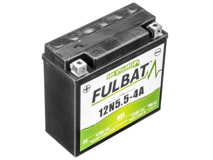 batéria 12V, 12N5,5-4A GEL, 12V, 5,5Ah, 55A, bezúdržbová technológia GEL 135x60x130 FULBAT (aktivovaná z výroby)