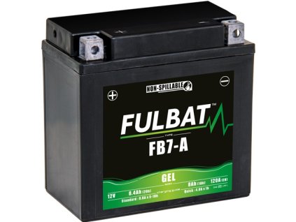 batéria 12V YB7-A GEL 12V 8Ah 120A bezúdržbová GEL technológia 135x75x133 FULBAT aktivovaná vo výrobe