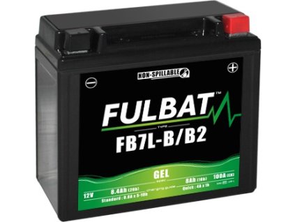 batéria 12V YB7L-B/B2 GEL 12V 8Ah 100A bezúdržbová GEL technológia 136x76x130 FULBAT aktivovaná vo výrobe