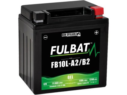 batéria 12V YB10L-A2/B2 GEL 12V 11Ah 120A bezúdržbová GEL technológia 133x90x145 FULBAT aktivovaná vo výrobe