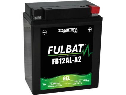 batéria 12V YB12AL-A2 GEL 12V 12Ah 150A bezúdržbová GEL technológia 134x80x161 FULBAT aktivovaná vo výrobe