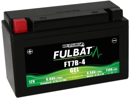 batéria 12V YT7B-4 GEL 12V 65Ah 110A bezúdržbová GEL technológia 150x65x93 FULBAT aktivovaná vo výrobe