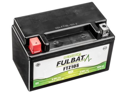 batéria 12V, FTZ10S GEL, 12V, 8,6Ah, 190A, bezúdržbová technológia GEL 150x88x93 FULBAT (aktivovaná z výroby)