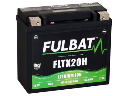 lítiová batéria LiFePO4 YTX20H-BS FULBAT 12V, 12Ah, 720A, hmotnosť 1,12 kg, 175x87x155 nahrádza typy: (YTX20-BS)