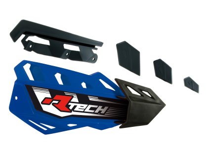fLX / FLX ALU / FLX ATV kryt páky plastový, RTECH (modro-čierny, pár)