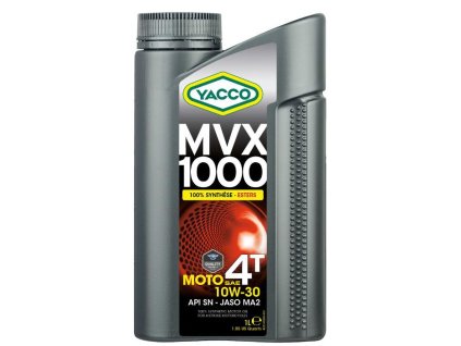 Motorový olej YACCO MVX 1000 4T 10W30, YACCO (1 l)