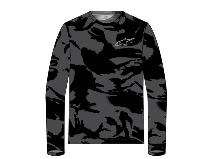 triko CAMO PERFORMANCE dlouhý rukáv  ALPINESTARS černá camo (Veľkosť L)