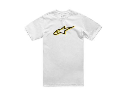 triko AGELESS SHADOW CSF  ALPINESTARS bílá/černá (Veľkosť 2XL)