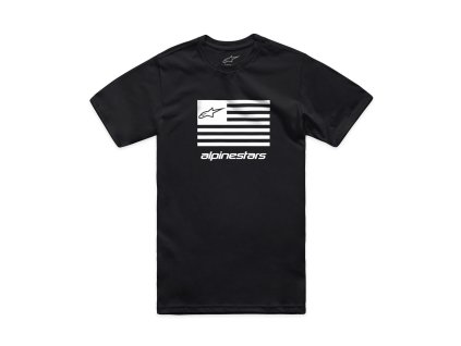 triko FLAG CSF  ALPINESTARS černá/bílá (Veľkosť M)