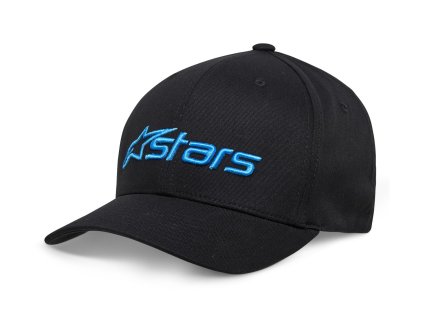 kšiltovka BLAZE 20  ALPINESTARS černá/modrá (Veľkosť S/M)