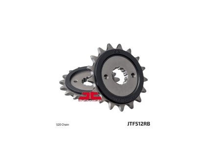 reťazové koleso s tlmiacou gumovou vrstvou pre sekundárne reťaze typu 520, JT (17 zubov)